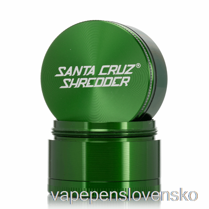 Santa Cruz Shredder 2,2 Palcový Stredný 4-dielny Mlynček Zelený (53 Mm) Vape Pero